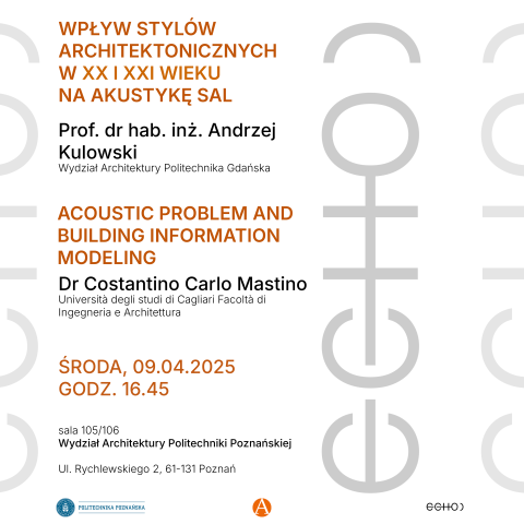 WA PP ECHO zaprasza na wykłady otwarte